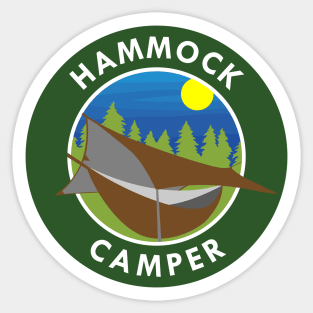 Hammock Camper Sticker